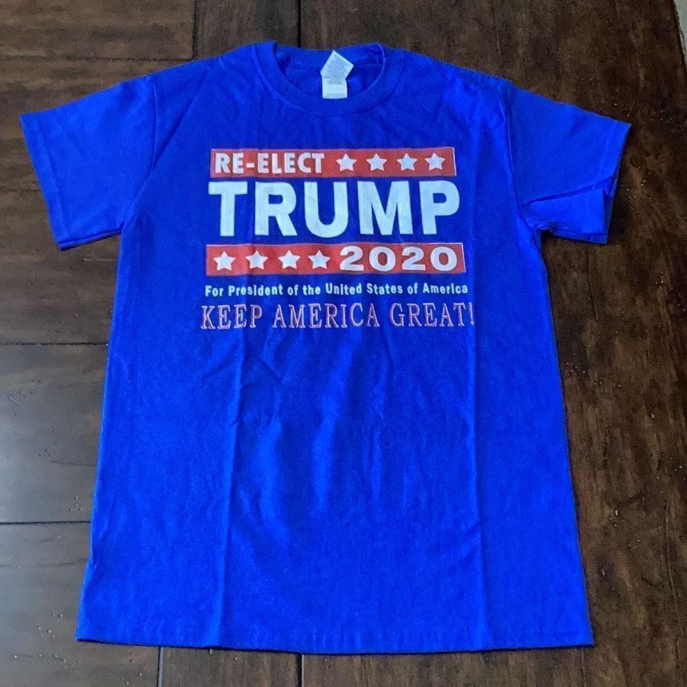 RE-ELECT TRUMP 2020 For President KEEP AMERICA GREAT! Small Large t-shirt NWOT